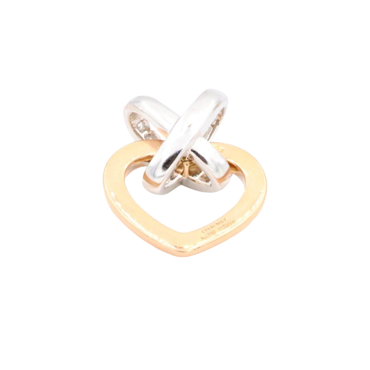 Chaumet Pendentif Coeur Lien Or jaune Diamant