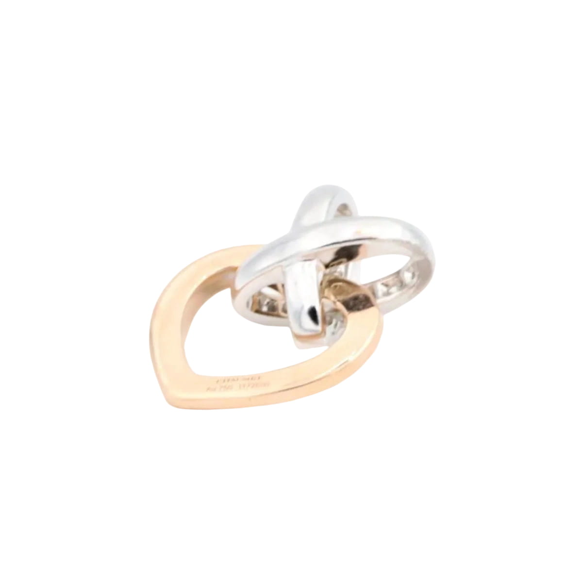 Chaumet Pendentif Coeur Lien Or jaune Diamant