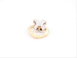 Chaumet Pendentif Coeur Lien Or jaune Diamant
