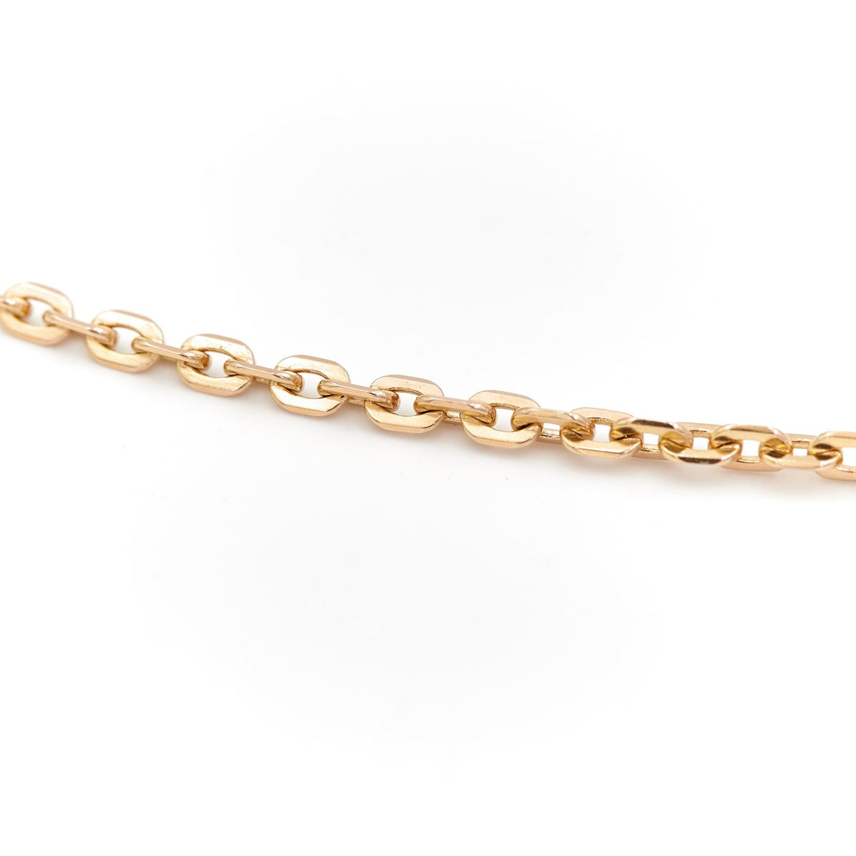 Collier Chaîne maille forçat en or jaune