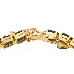Yellow Gold Sapphire Bracelet