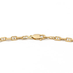 Collier Chaîne maille marine en or jaune