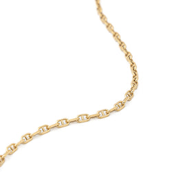 Collier Chaîne maille marine en or jaune