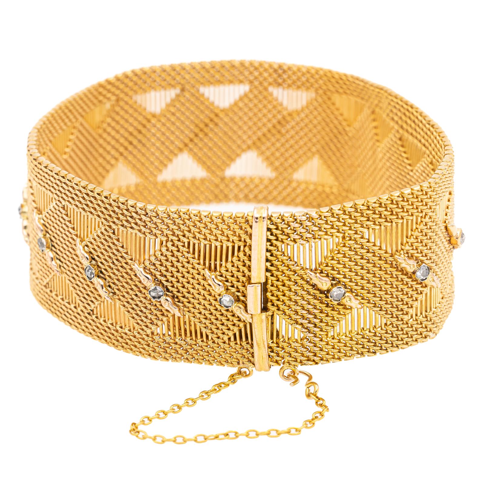 Yellow Gold Diamond Bracelet