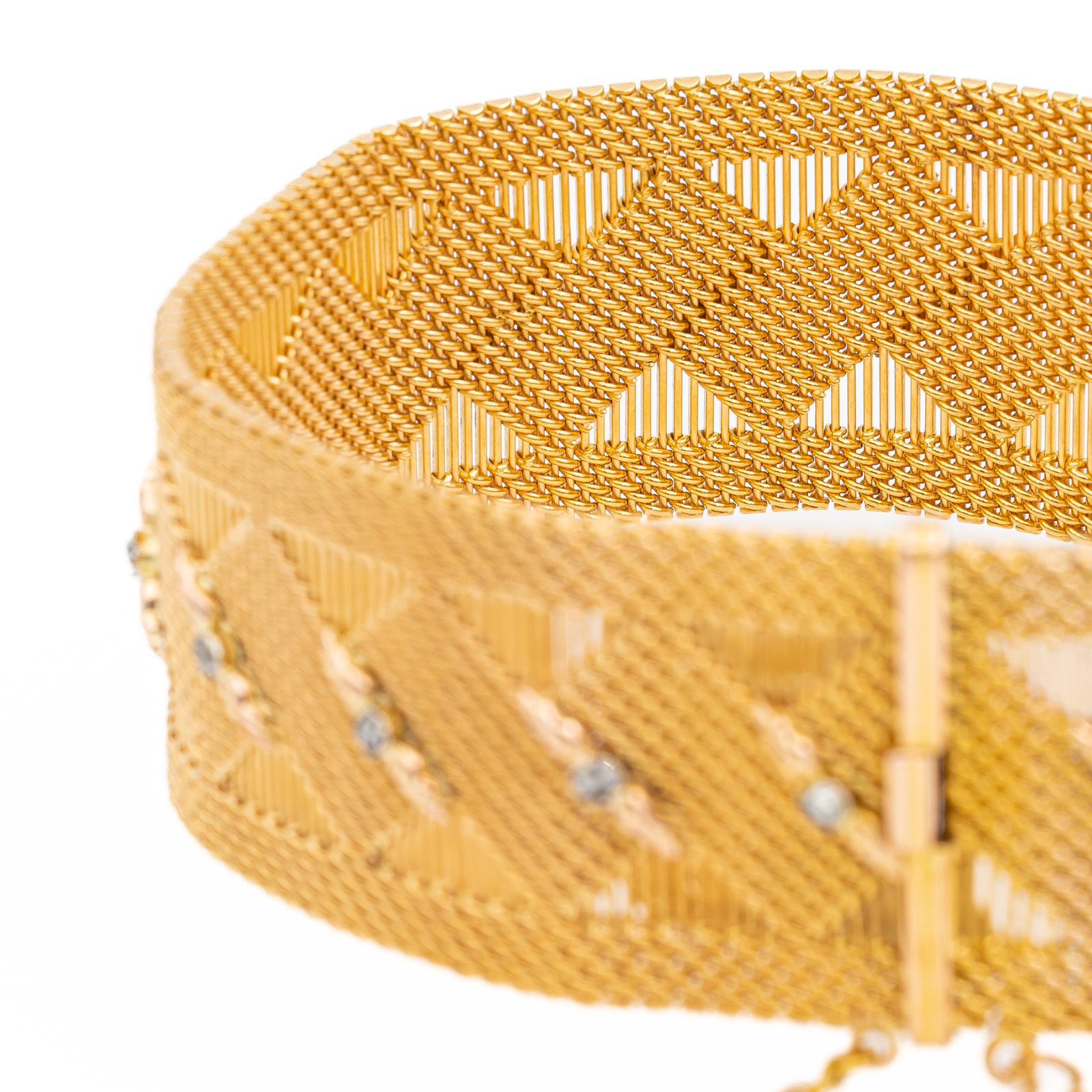 Yellow Gold Diamond Bracelet