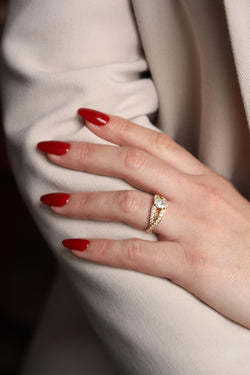 MELLERIO ring in yellow gold and diamond