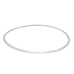 White Gold Bangle Bracelet