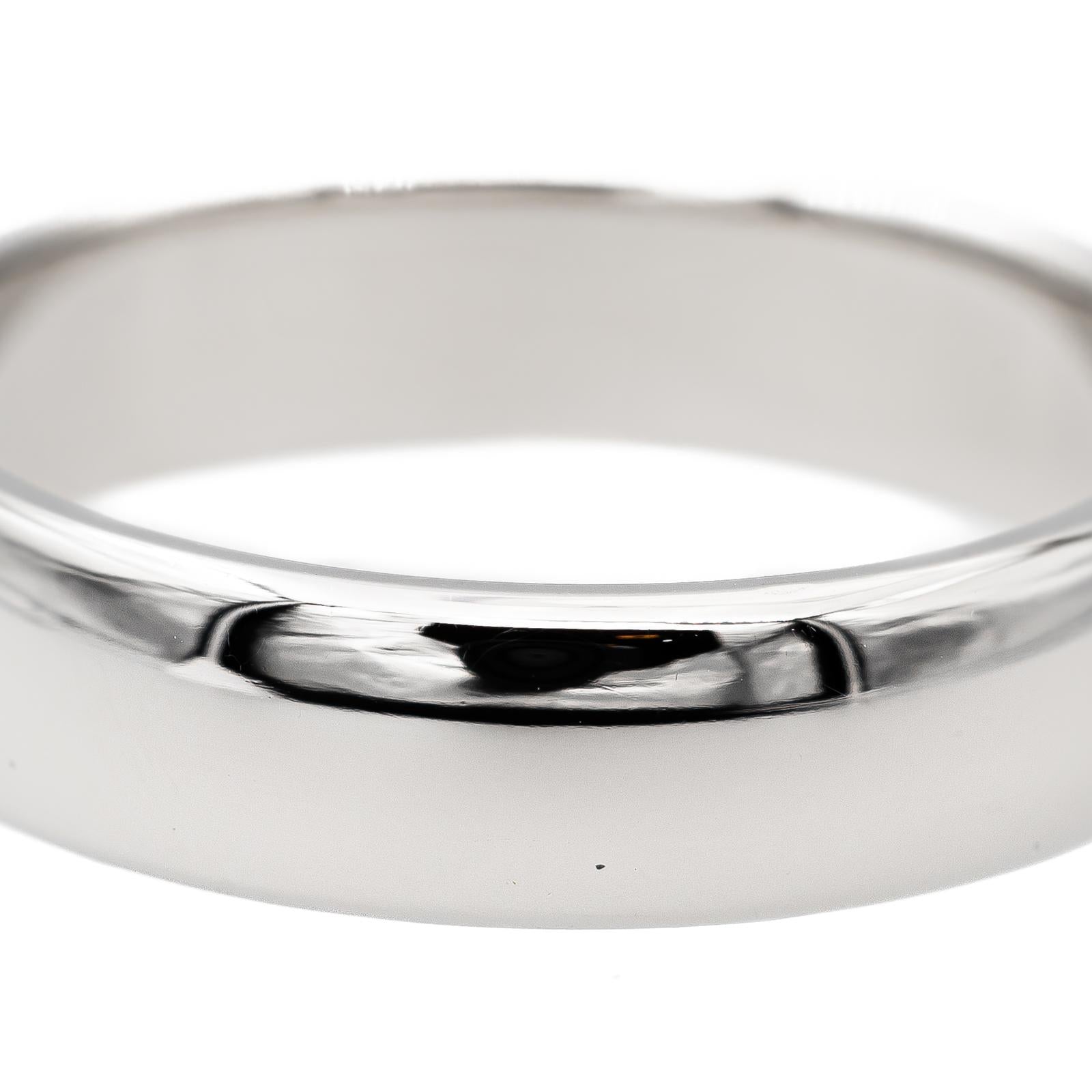 TIFFANY &amp; CO “Forever” wedding ring in platinum