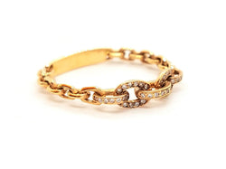 Bague Or rose Diamant