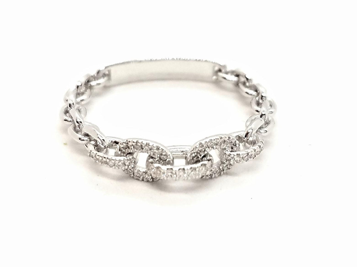 Bague Or blanc Diamant