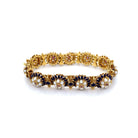 60s Gold Enamel Bracelet - Castafiore