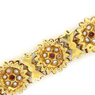 60s Gold Enamel Bracelet - Castafiore