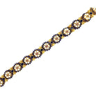 60s Gold Enamel Bracelet - Castafiore