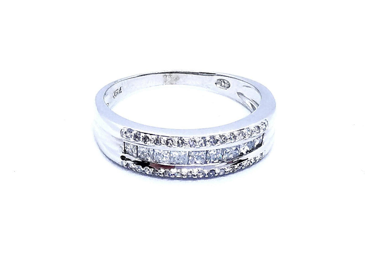Bague Or blanc Diamant