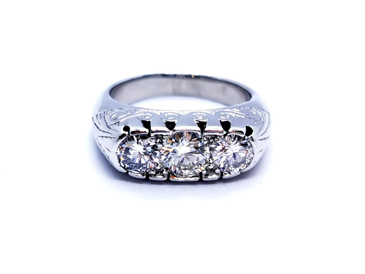 Bague Or blanc Diamant