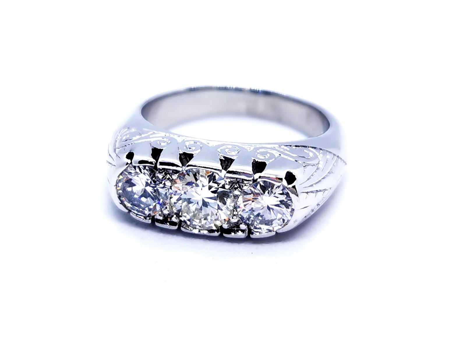 Bague Or blanc Diamant