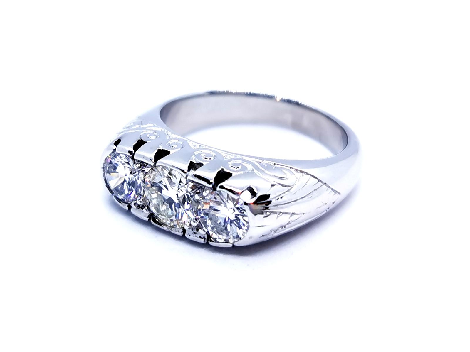 Bague Or blanc Diamant