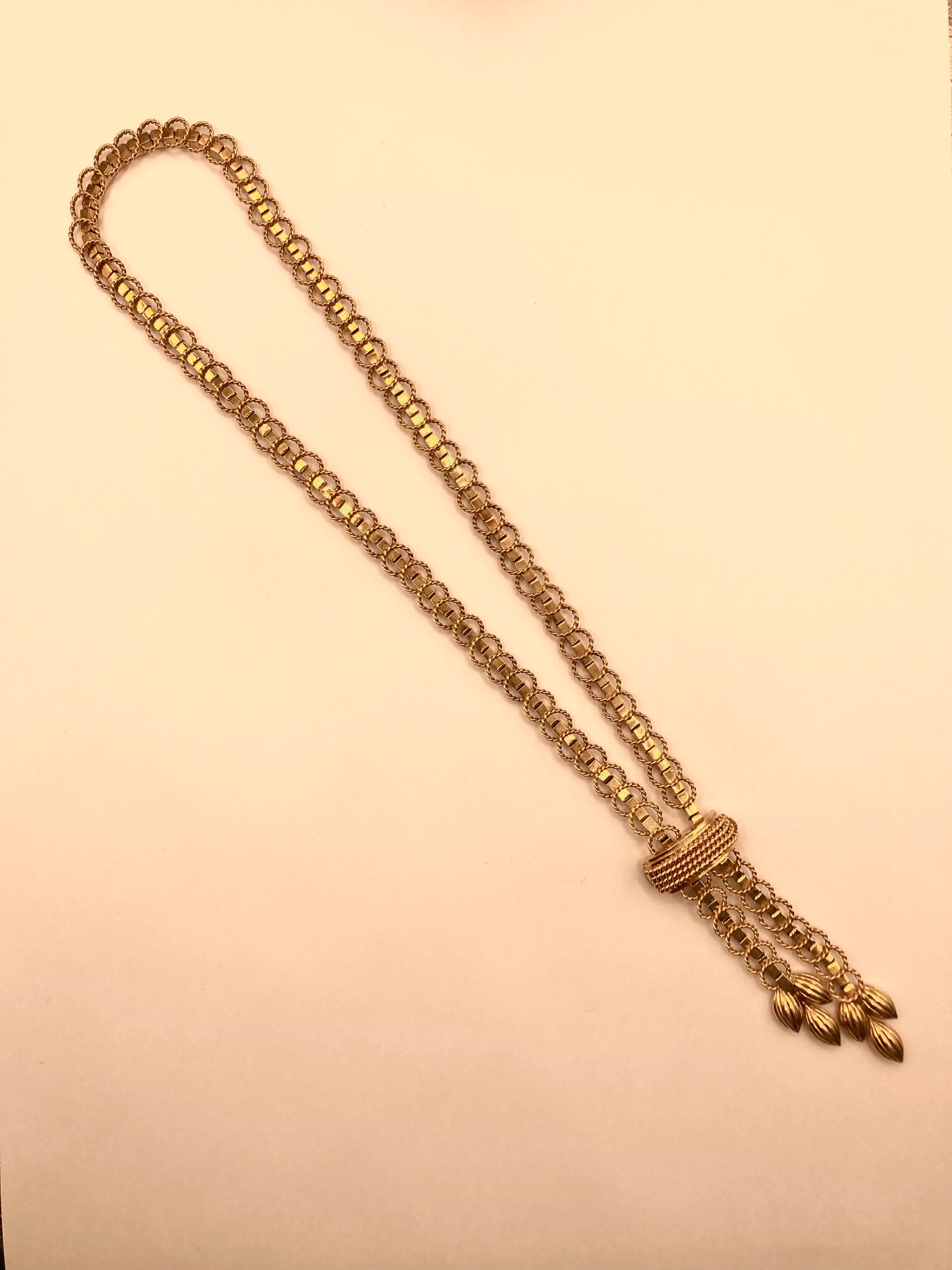 Collier Négligé en or jaune