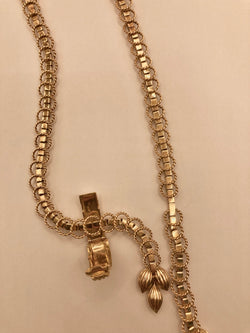 Collier "Négligé" en or jaune