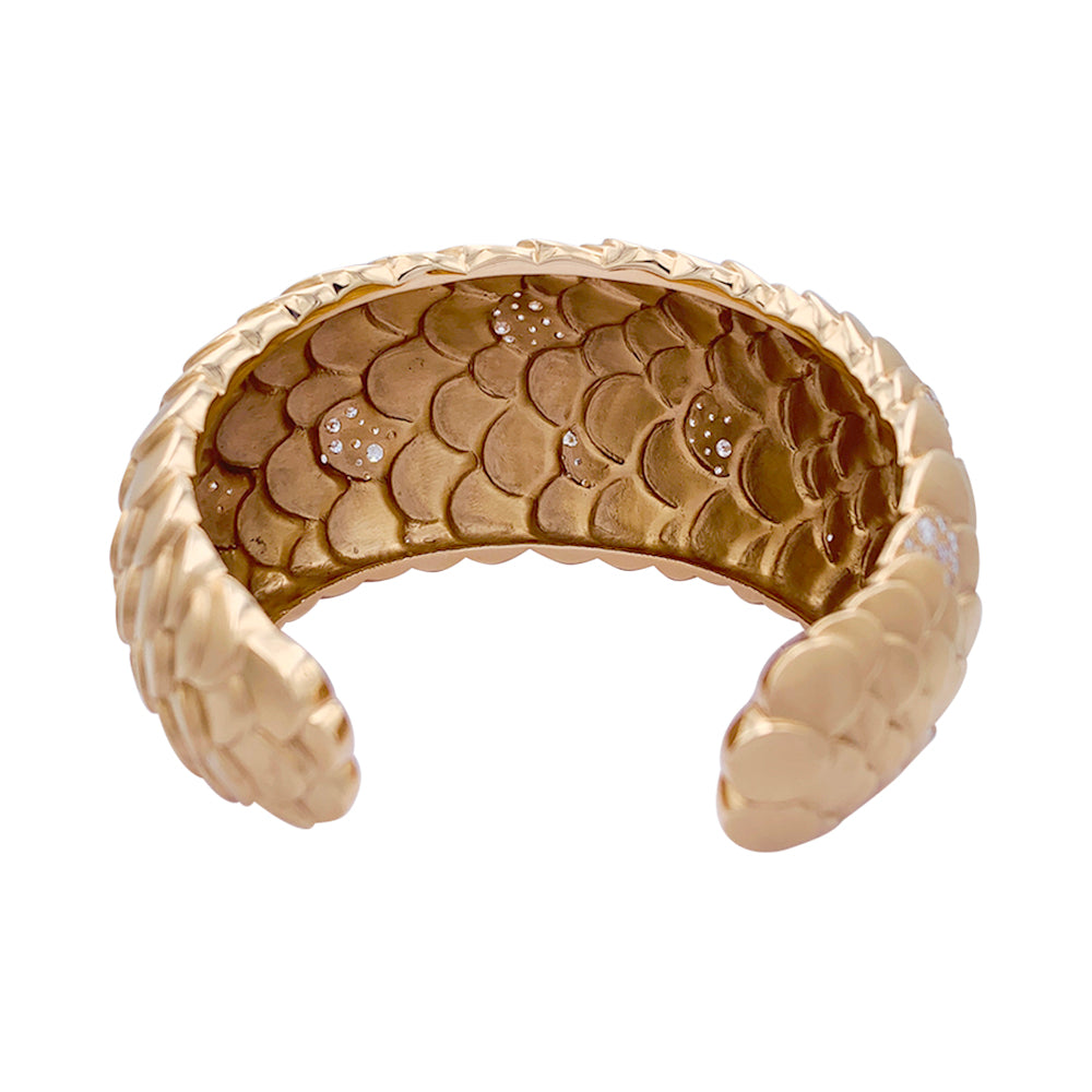 Bracelet Pomellato, "Sirène", or rose, diamants