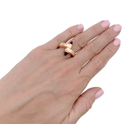 Bague CARTIER "Menottes" en or rose, grenats rhodolites