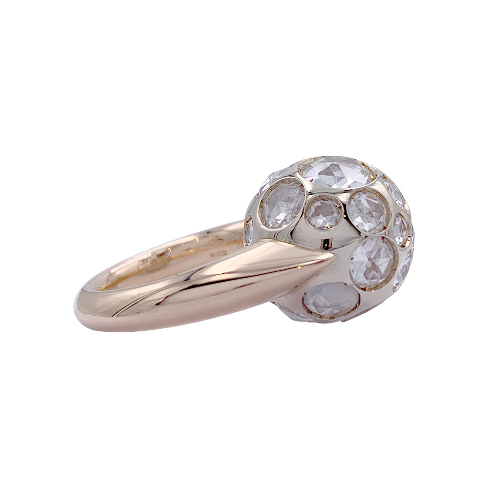 Bague Pomellato, "Harem", or et cristal de roche
