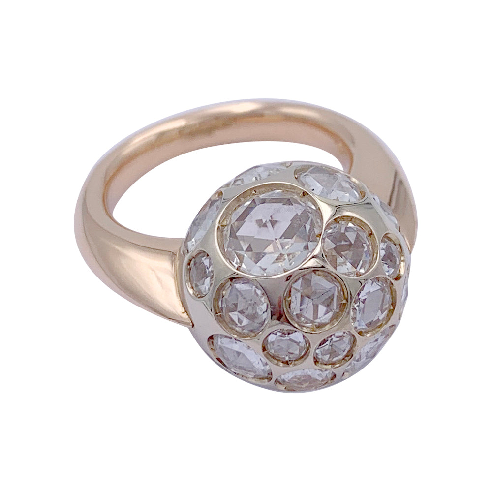 Bague Pomellato, "Harem", or et cristal de roche