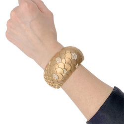 Bracelet Pomellato, "Sirène", or rose, diamants