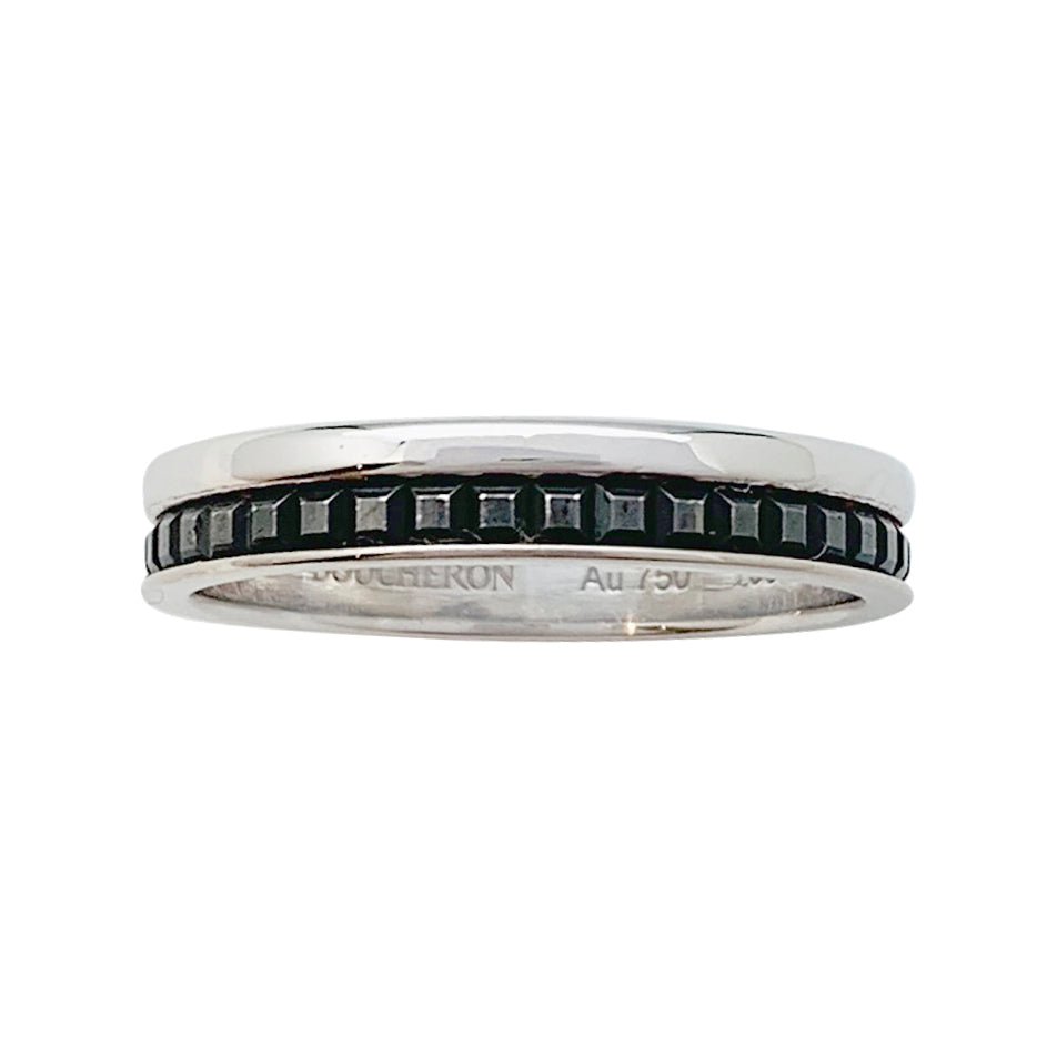 Alliance Boucheron,"Quatre Black Edition", or blanc, PVD noir - Castafiore