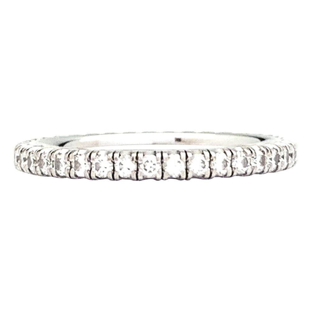 Cartier wedding ring Etincelle white gold diamonds