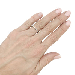 Alliance Cartier, "Etincelle", or blanc, diamants - Castafiore