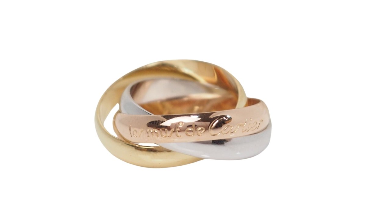 Cartier trinity outlet 3 gold ring