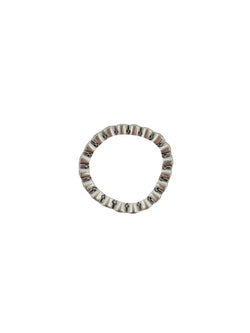 Alliance DE BEERS américaine en or blanc et diamants - Castafiore