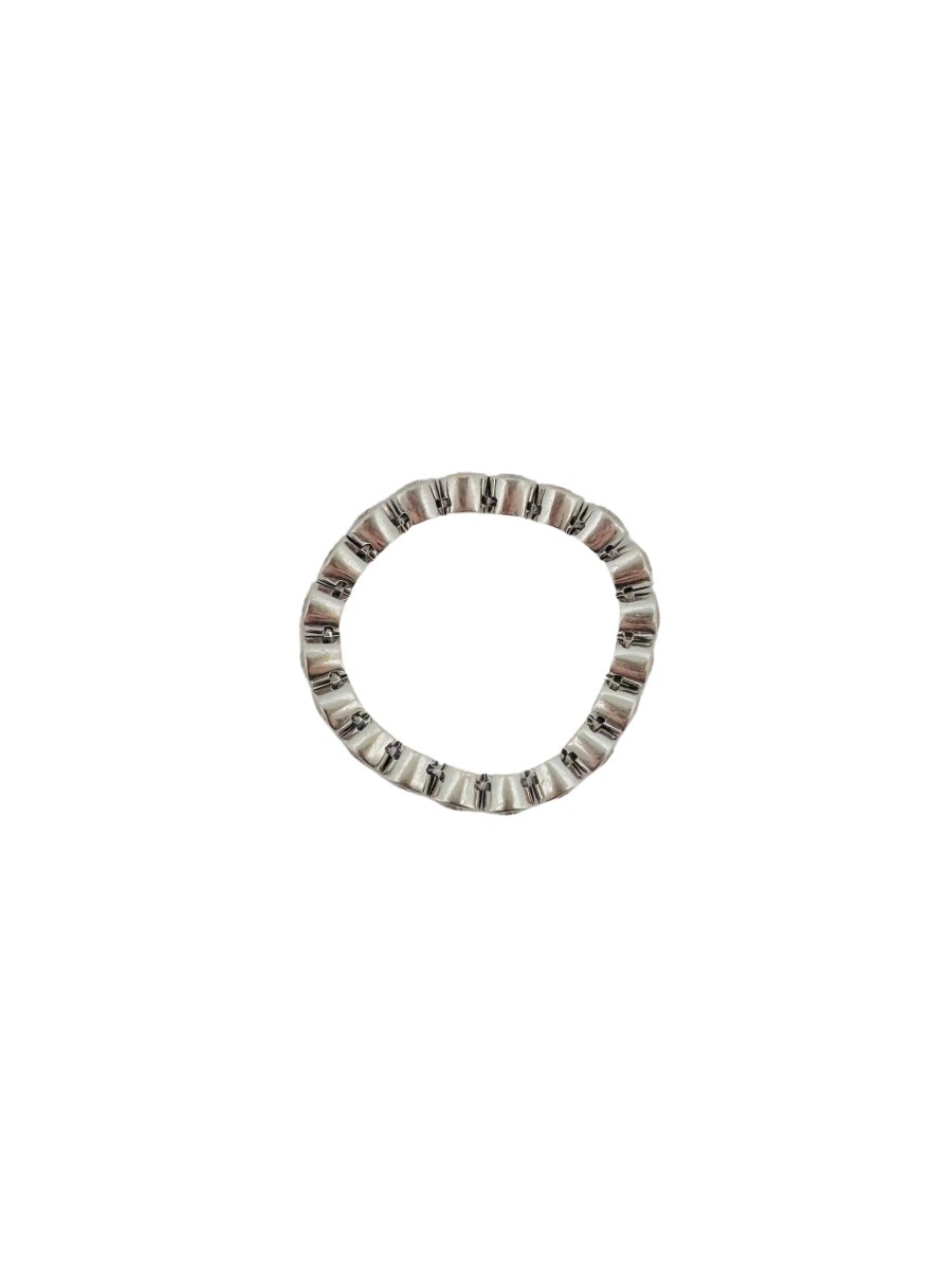 Alliance DE BEERS américaine en or blanc et diamants - Castafiore