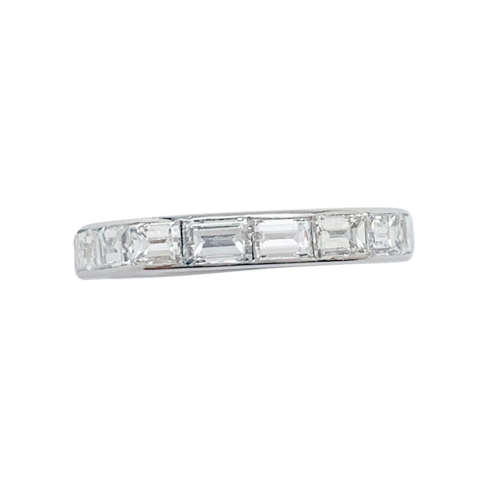 Alliance diamants baguette platine - Castafiore