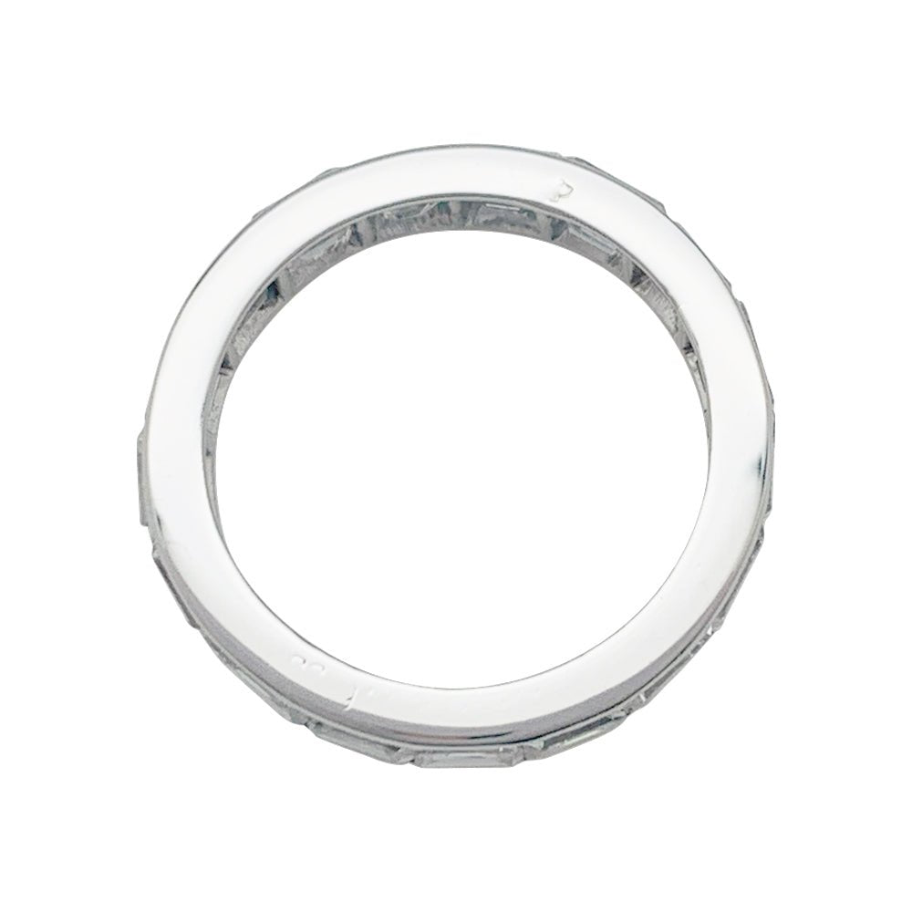 Alliance diamants baguette platine - Castafiore