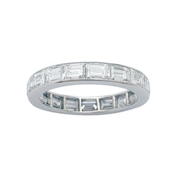 Alliance diamants baguette platine - Castafiore