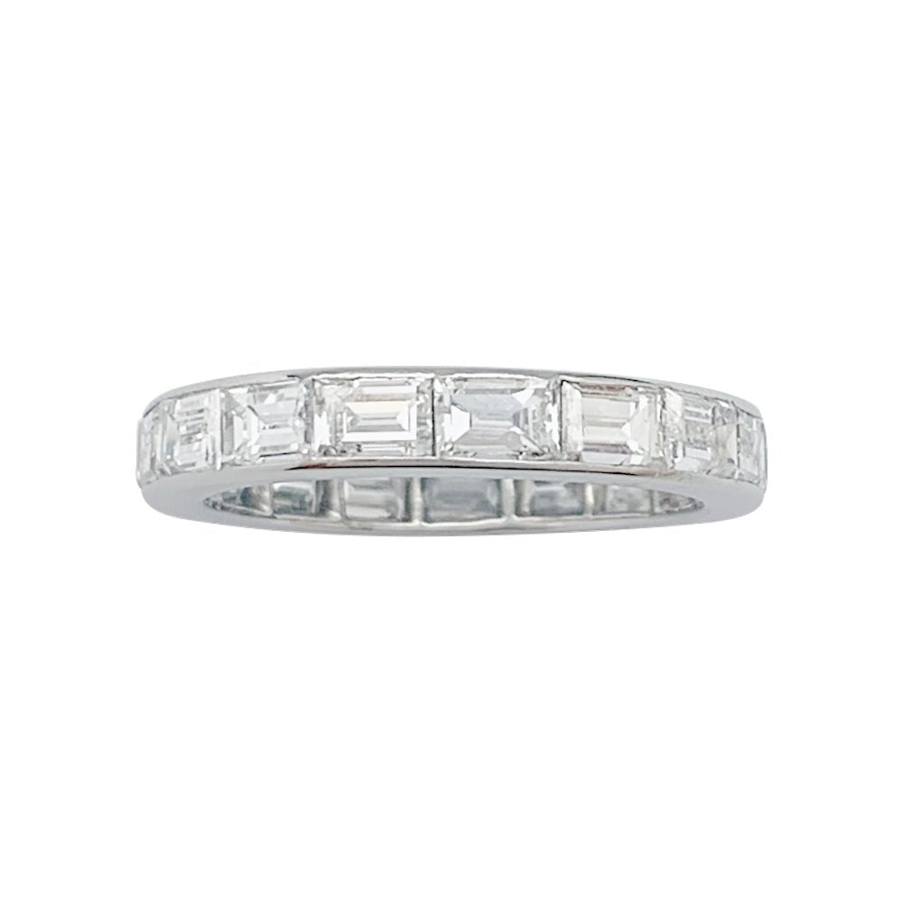 Alliance diamants baguette platine - Castafiore