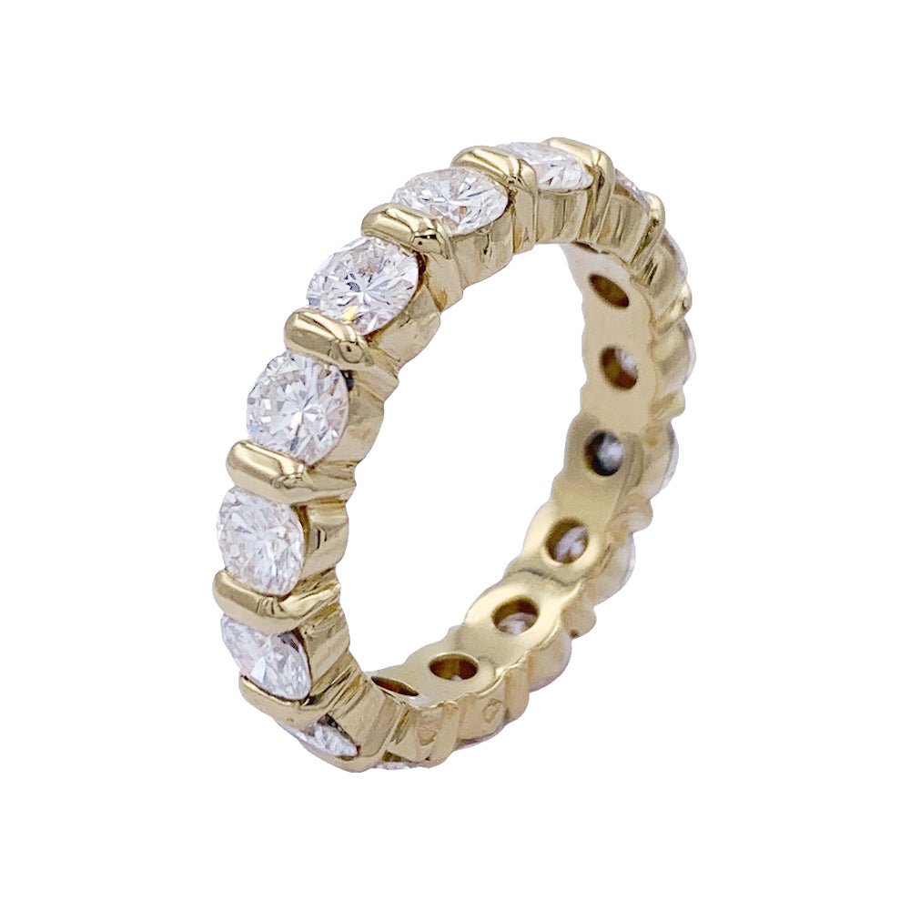 Alliance or jaune, diamants - Castafiore