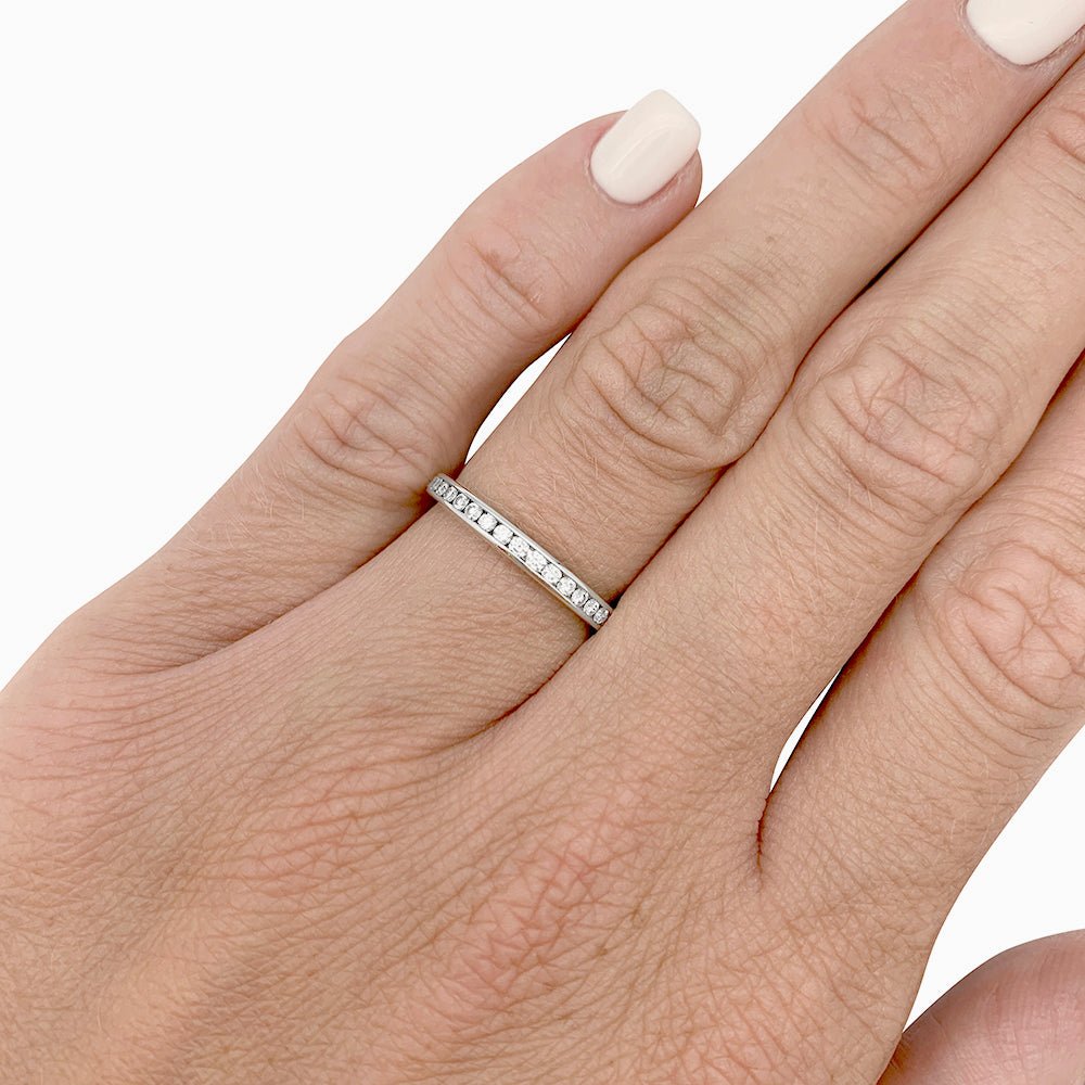 Alliance TIFFANY & CO. ,platine et diamant - Castafiore