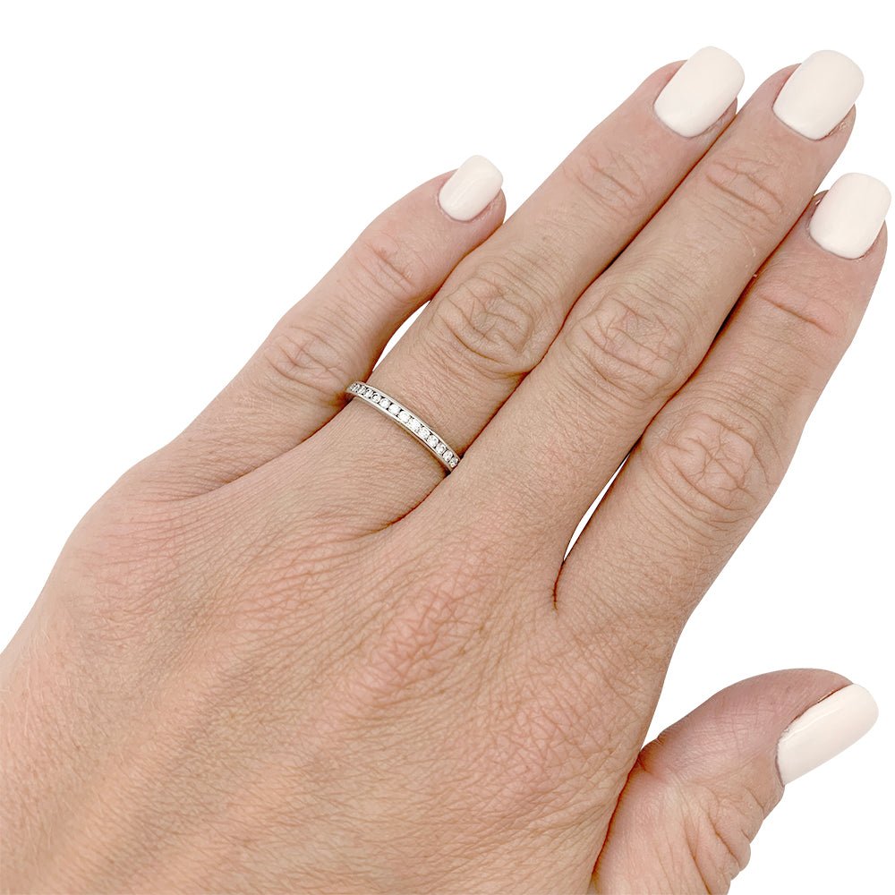 Alliance TIFFANY & CO. ,platine et diamant - Castafiore