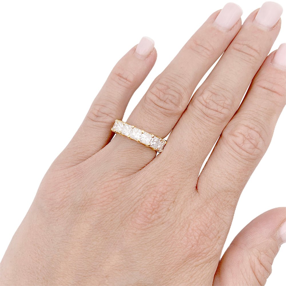 Alliance tour complet diamants princesse. - Castafiore