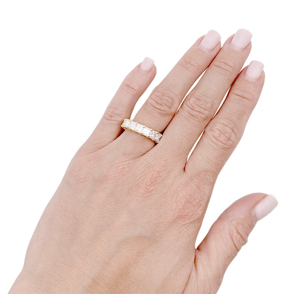 Alliance tour complet diamants princesse. - Castafiore