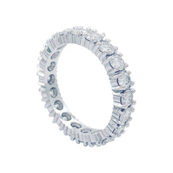 Alliance tour complet or blanc, diamants - Castafiore