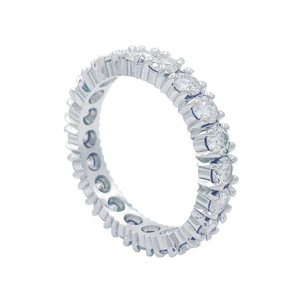 Alliance tour complet or blanc, diamants - Castafiore