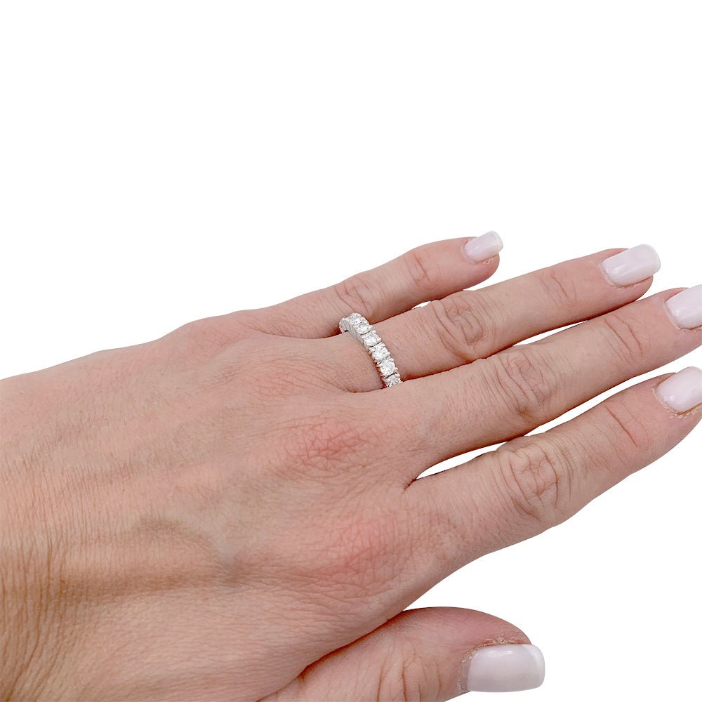 Alliance tour complet or blanc, diamants - Castafiore