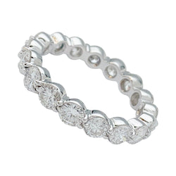 Alliance tour complet or blanc, diamants - Castafiore