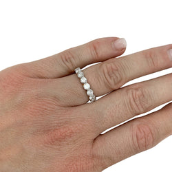 Alliance tour complet or blanc, diamants - Castafiore