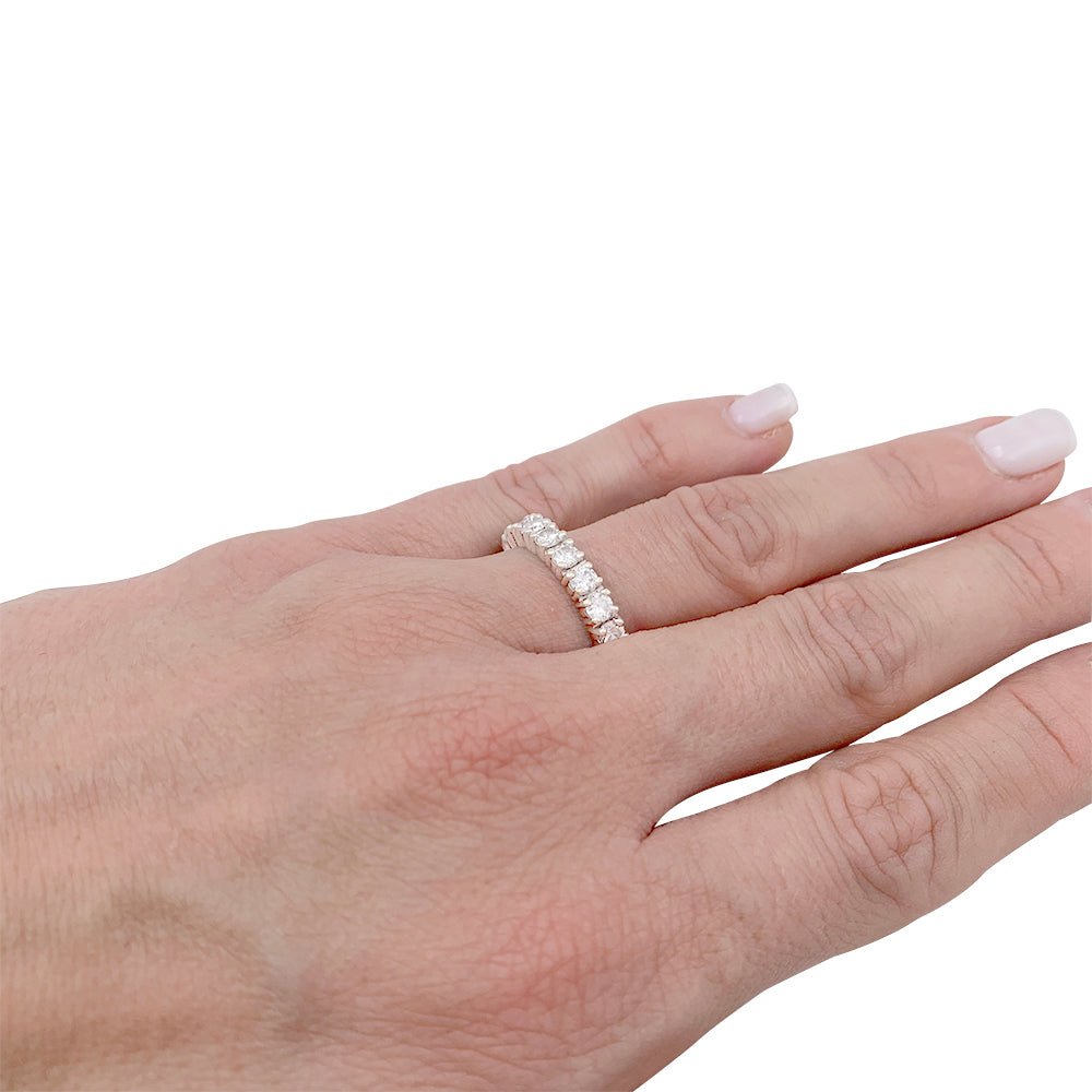 Alliance tour complet or blanc, diamants - Castafiore