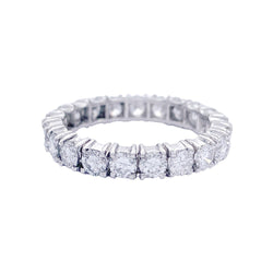 Alliance tour complet or blanc, diamants - Castafiore